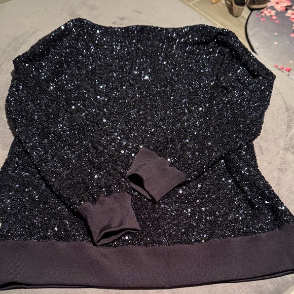 Navy sequin top - Picture 4 of 7